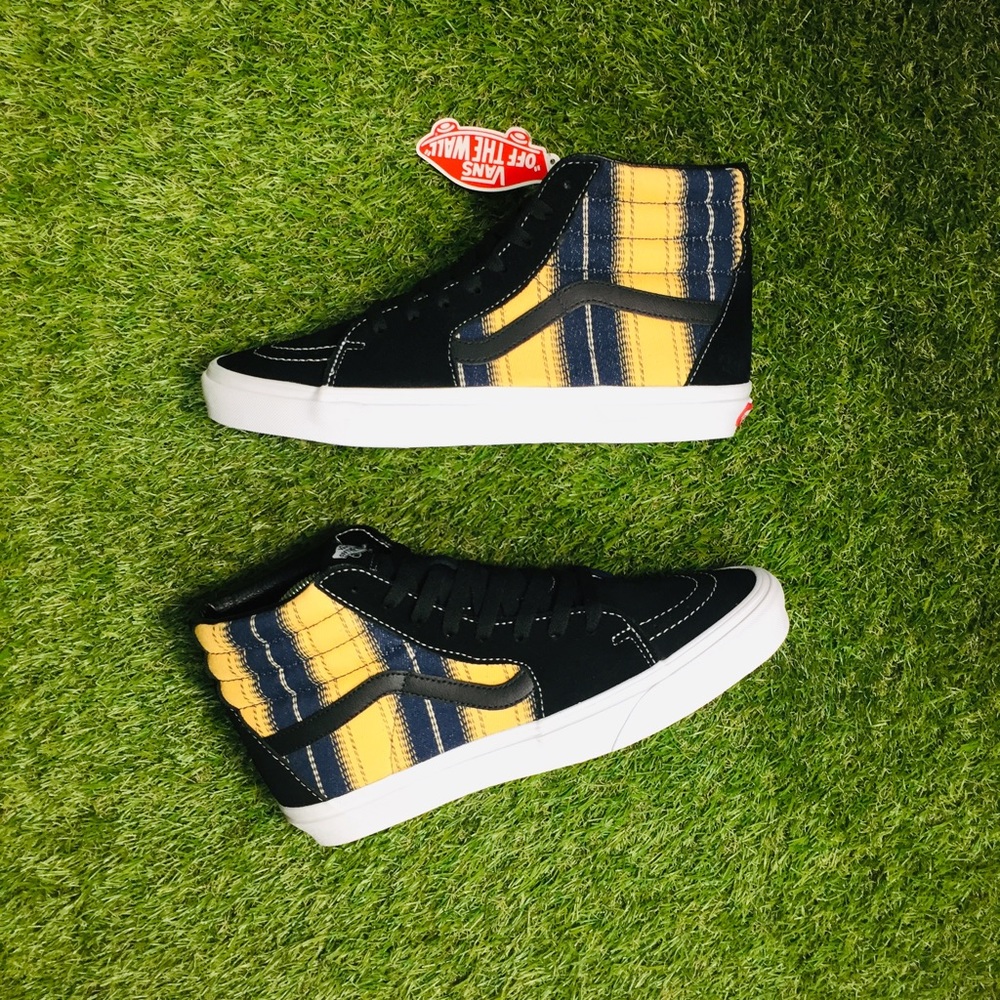 VANS, New Vans Sk8-Hi “ Denim stripes" Men’s 10
